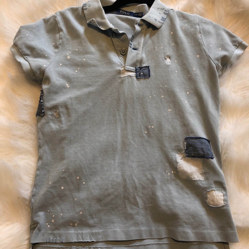 Denim Patchwork Ralph Lauren Polo
